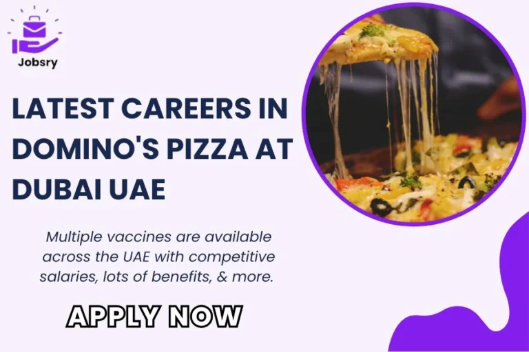 Latest Domino's Pizza Jobs