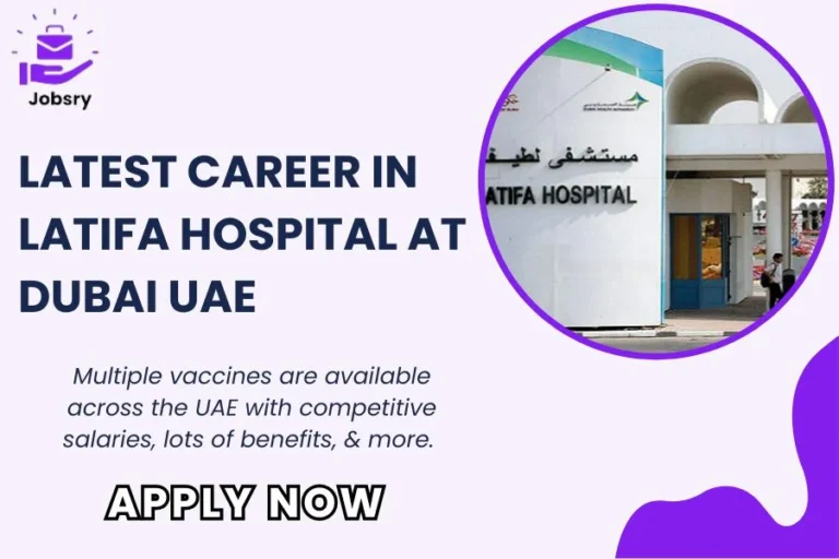 Explore latest Latifa Hospital Careers at Jobsry